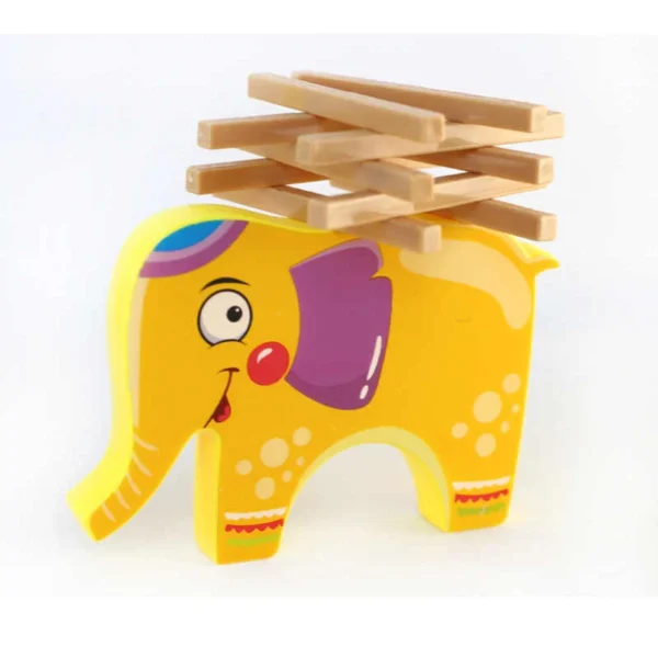 Jeu de société balance éléphant - 60 pièces