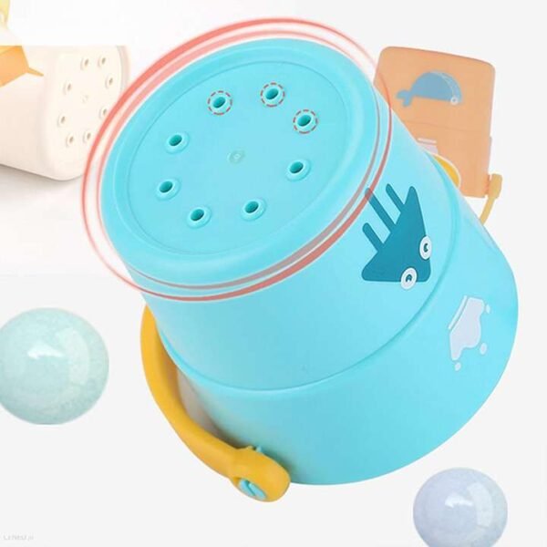 Jeu de bain seaux à empiler bébé Montessori Maroc