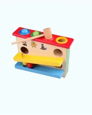 Banc à marteler Montessori jouet éducatif bois Maroc