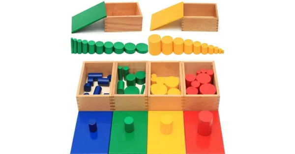 Cylindres de couleur Montessori – Image 3