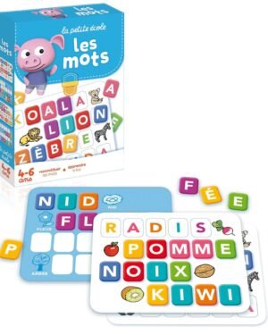 Jeu éducatif Les Mots pour apprendre à lire et former des mots au Maroc
