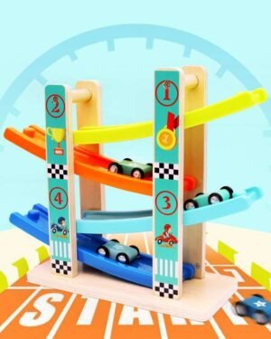 Méga toboggan et piste de glisse pour voitures – Jouet éducatif pour enfants au Maroc