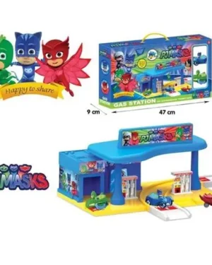 Pyjamasques station essence jouet avec véhicules et figurines Maroc
