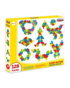 Blocs de construction en bois Funny Blocs – jeu éducatif enfant