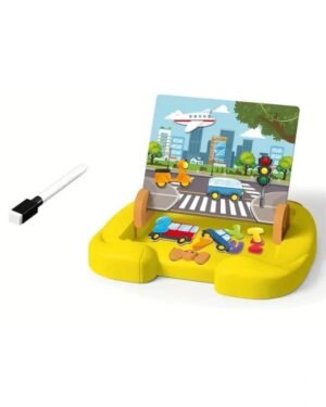 Tableau magnétique enfant 2 en 1 avec face blanche et craie