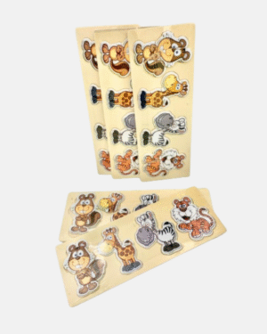 Puzzle en bois 4 pièces animaux du zoo pour enfants