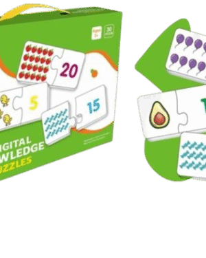 Puzzle éducatif 60 pièces pour apprendre les chiffres de 0 à 20 en jouant