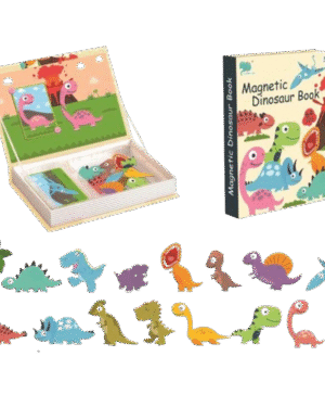 Livre de puzzles magnétiques dinosaures pour enfants