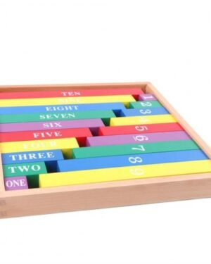 Barres de nombres Montessori enfant jeu éducatif chiffres Maroc